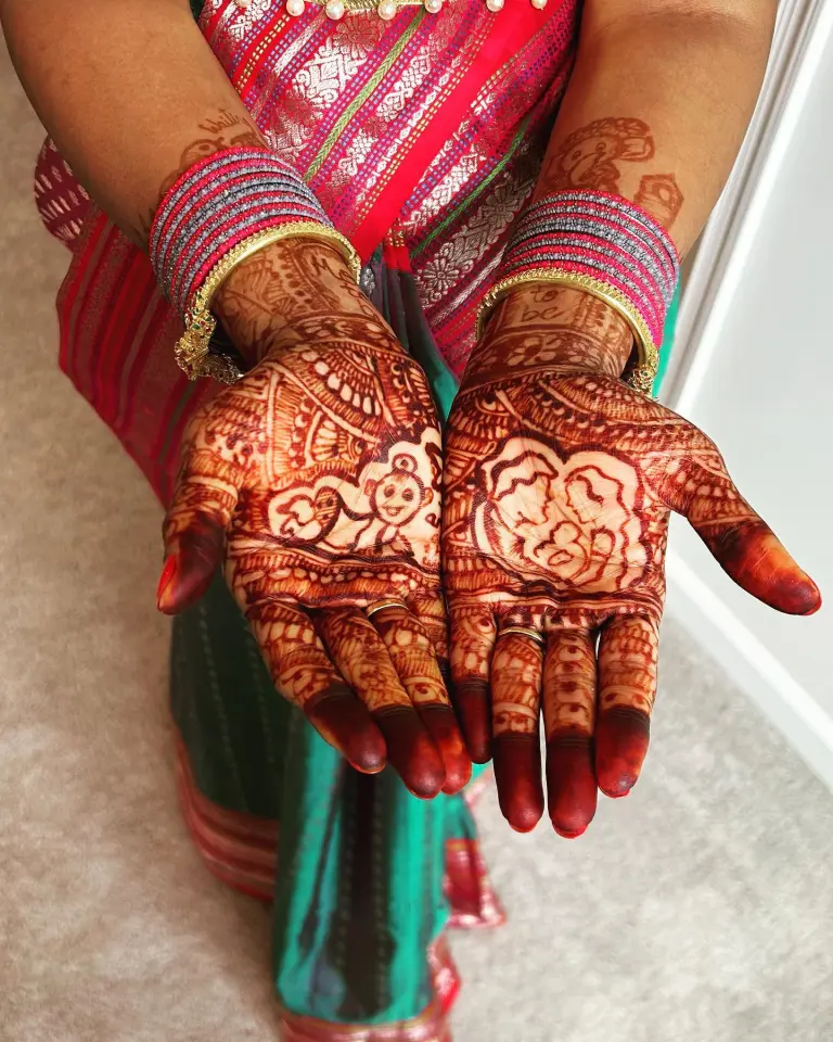 Bridal makeup and mehndi work by Mayuri Kakkad