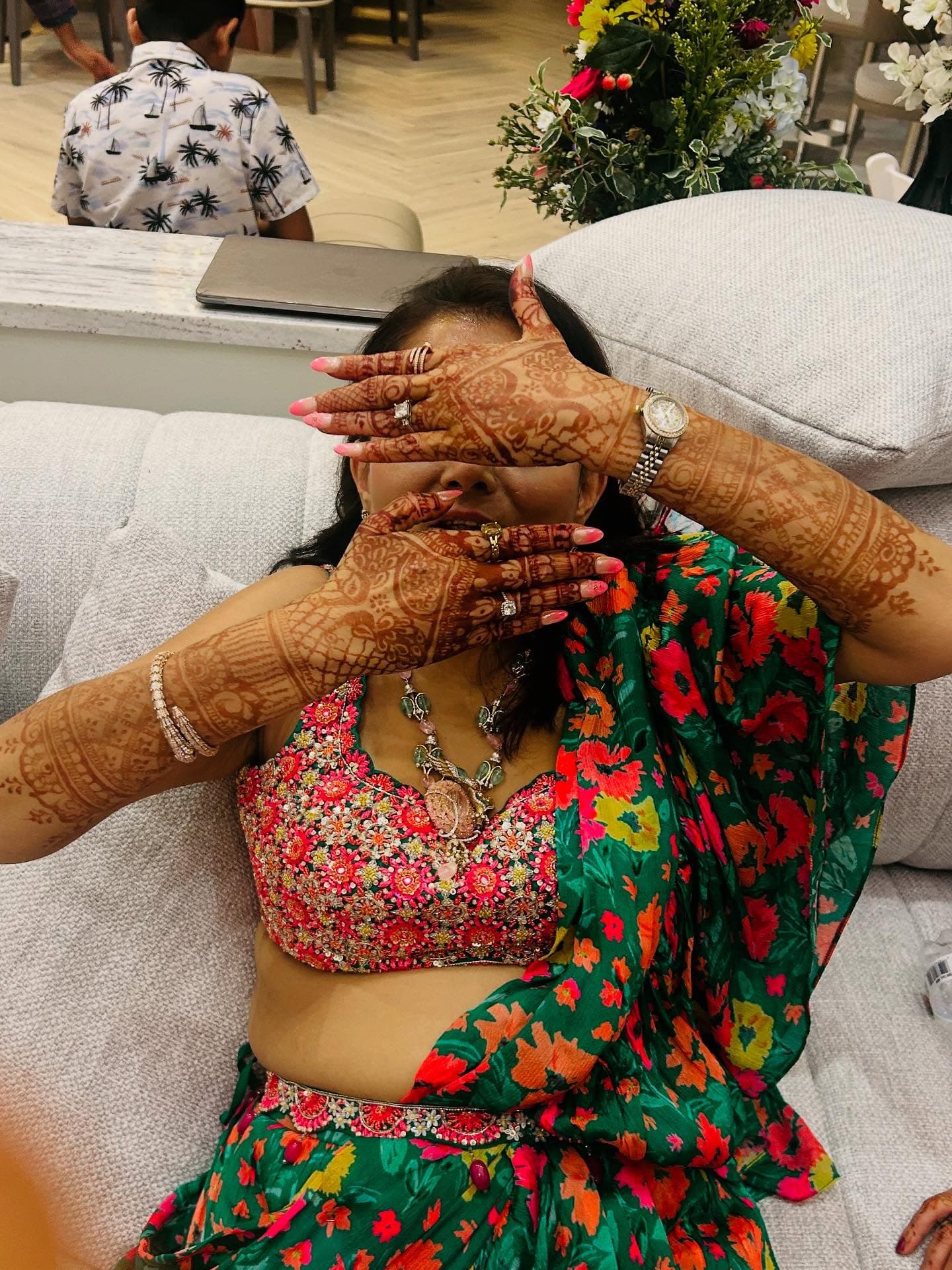 Bridal makeup and mehndi work by Mayuri Kakkad