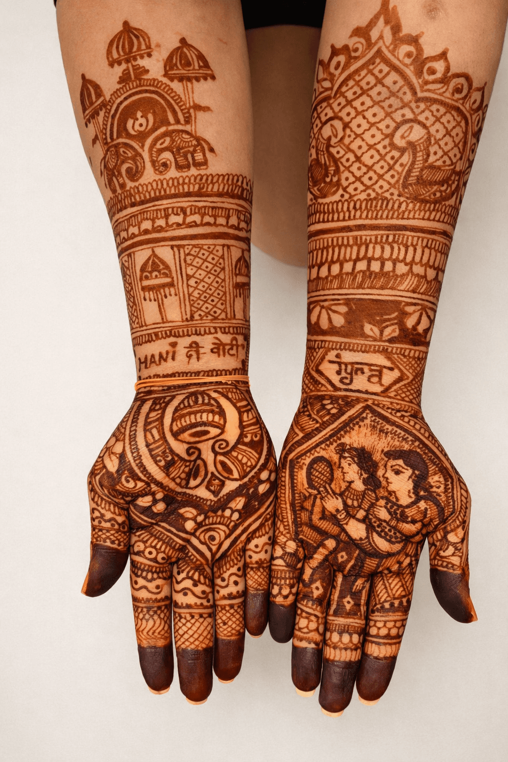 Bridal makeup and mehndi work by Mayuri Kakkad