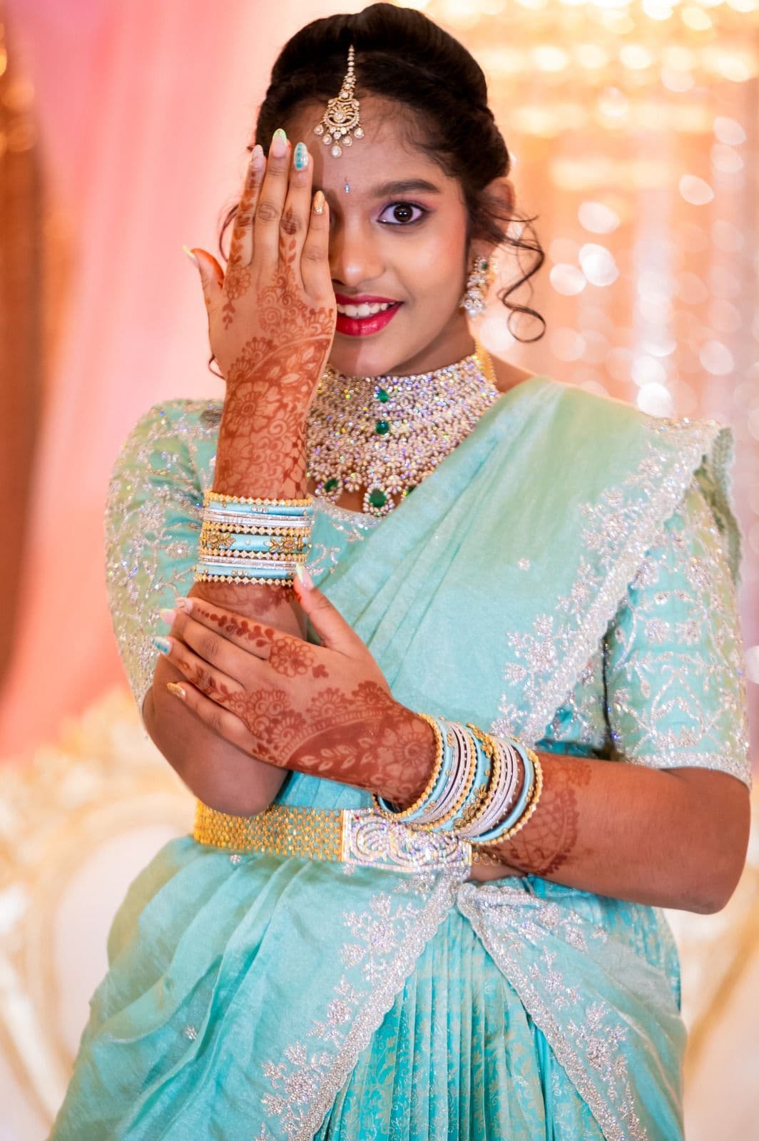 Bridal makeup and mehndi work by Mayuri Kakkad