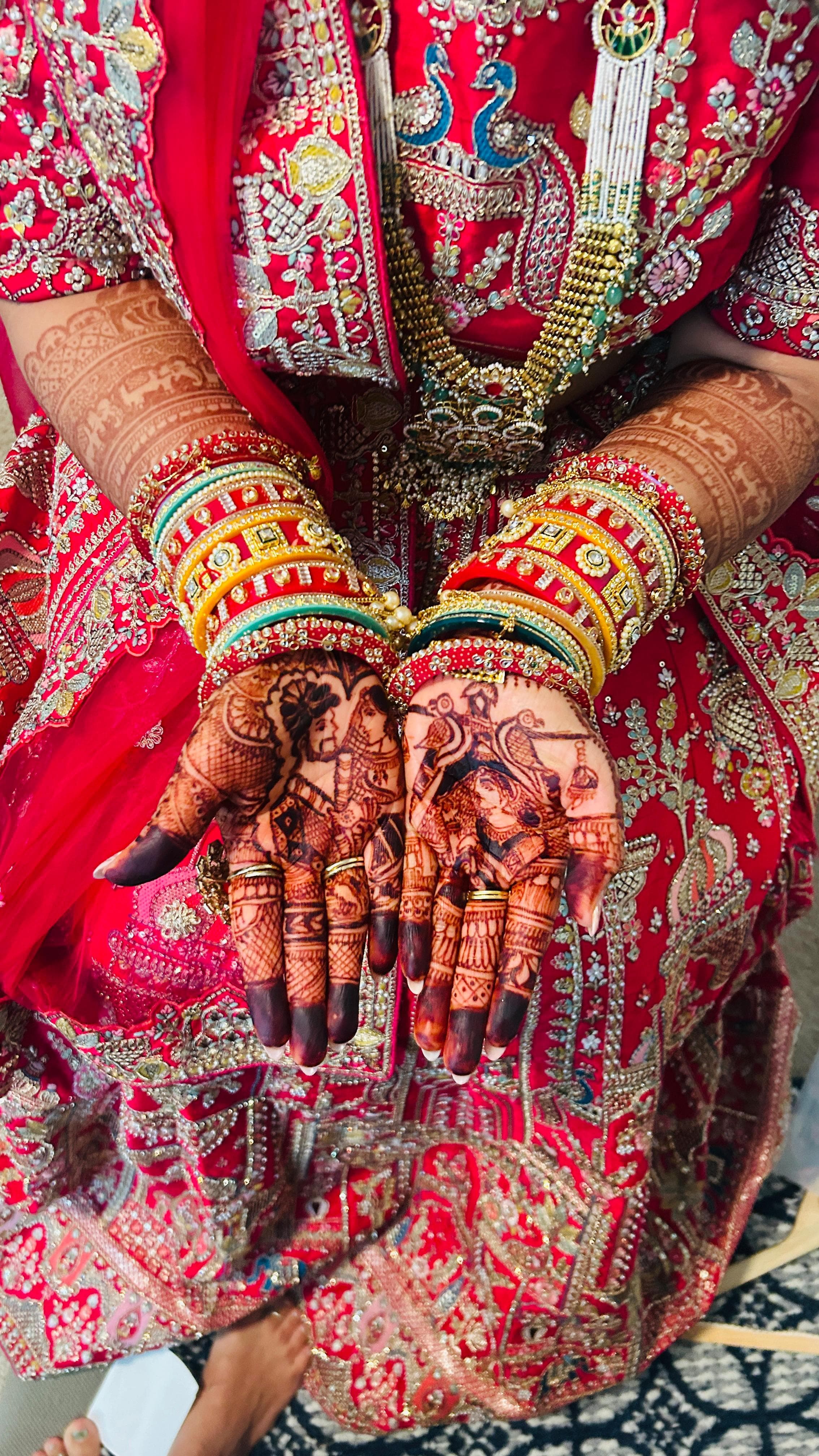 Bridal makeup and mehndi work by Mayuri Kakkad