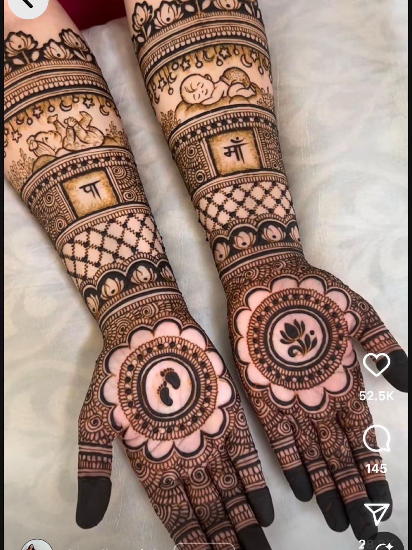 Bridal makeup and mehndi work by Mayuri Kakkad